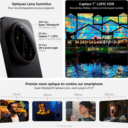 Smartphone XIAOMI 17 conçu avec Leica 512Go 5G