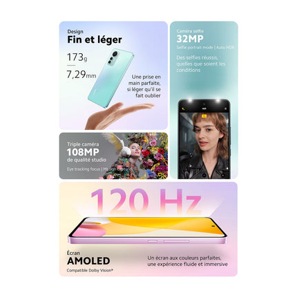 Smartphone XIAOMI 12 Lite rose 5G