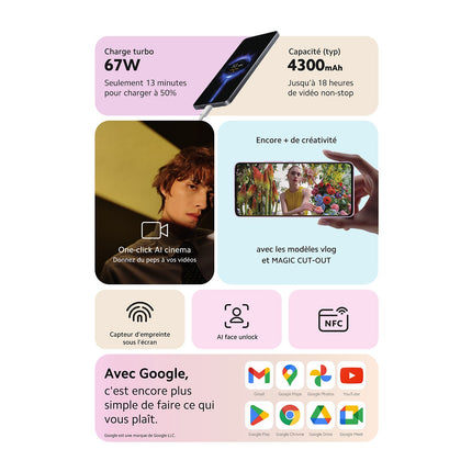Smartphone XIAOMI 12 Lite rose 5G