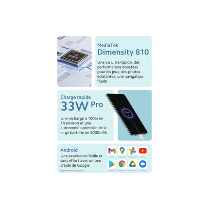 Smartphone XIAOMI Redmi Note 11S Bleu 5G Reconditionné