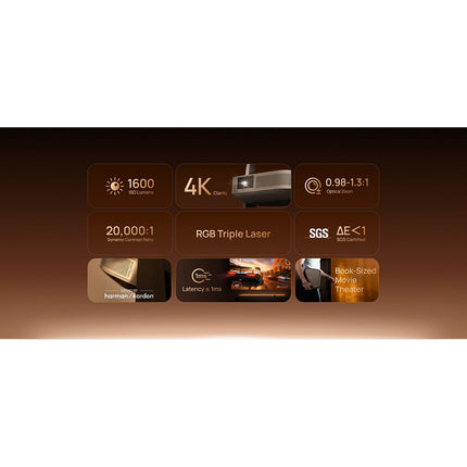 Vidéoprojecteur portable XGIMI Elfin Flip Laser Ultra HD 4K