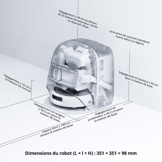 Robot Aspirateur Laveur DJI Romo P2