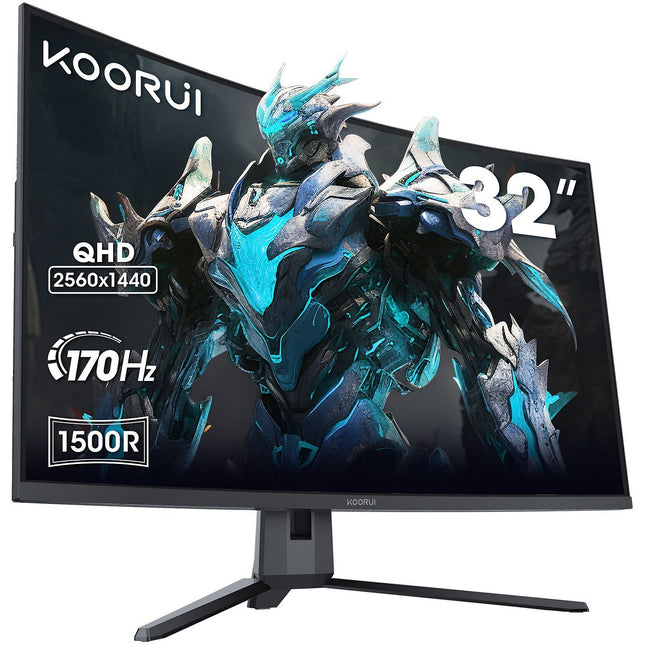 Ecran PC Gamer KOORUI G3221SC 32" Incurvé 1500R QHD 170Hz VA HDR10