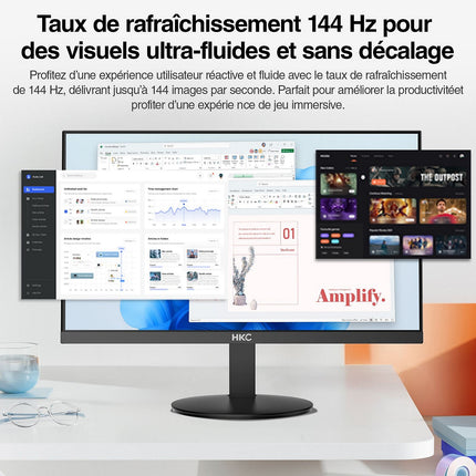 Ecran PC HKC 24" Full HD 144 Hz IPS 5 ms - HKC V2418S