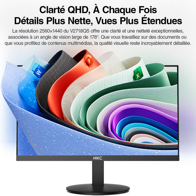 Ecran PC Gamer HKC V2718QS IPS