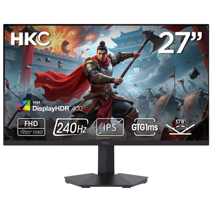 Ecran PC Gamer HKC G24H3D 24" Full HD 240Hz Fast IPS HDR 400