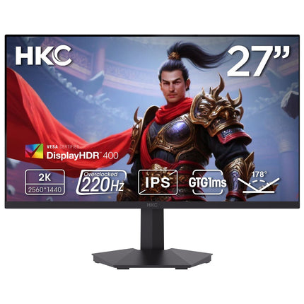 Ecran PC Gamer HKC 27" QHD 200 Hz Fast IPS HDR400 Pied Ergonomique - HKC G27H2P