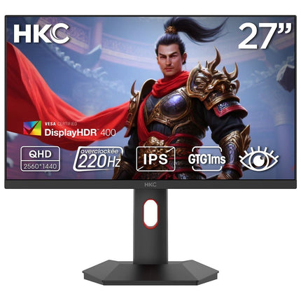 Ecran PC Gamer HKC 27" QHD 200 Hz Fast IPS HDR400 Pied Ergonomique - HKC G27H2P