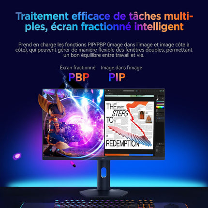 Ecran PC Gamer HKC OLED 27" QHD 280 Hz 0,03 ms HDMI 2.1 HDR True Black 400 - HKC GS27QTS