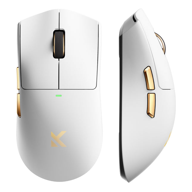 Souris Gamer Sans Fil MCHOSE K7 Ultra Lightweight White Gold