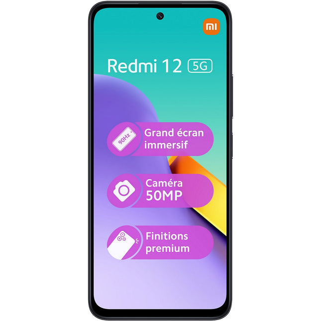 Smartphone XIAOMI Redmi 12 5G 256Go Noir