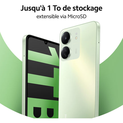 Smartphone XIAOMI Redmi 13C 128Go Noir Reconditionné