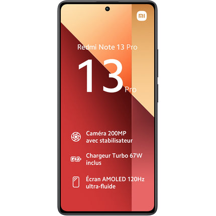 Smartphone XIAOMI Redmi Note 13 Pro 512Go Noir 4G Reconditionné