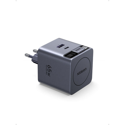 Chargeur UGREEN Retractable USBA USBC Noir 45W