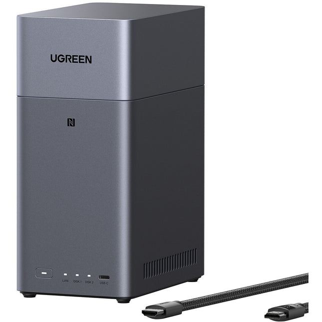 Serveur NAS UGREEN Serveur NAS 2 baies DH2300 Gris
