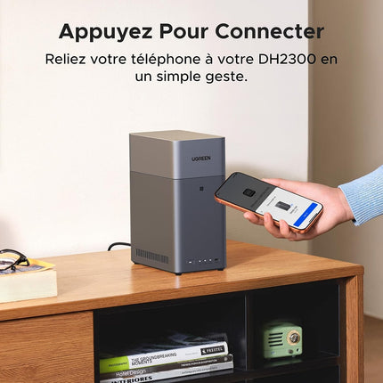 Serveur NAS UGREEN Serveur NAS 2 baies DH2300 Gris