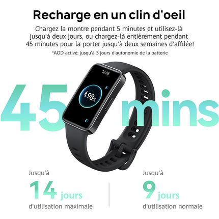 Montre connectée HUAWEI Band 9 Noir Reconditionné