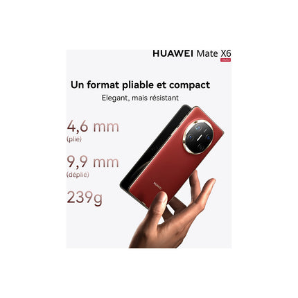 Smartphone HUAWEI Mate X6 Nebula Rouge