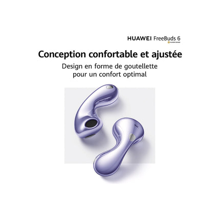 Ecouteurs HUAWEI Freebuds 6 Blanc