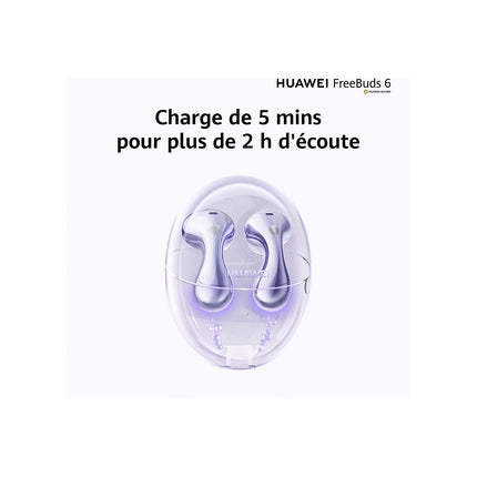 Ecouteurs HUAWEI Freebuds 6 Blanc