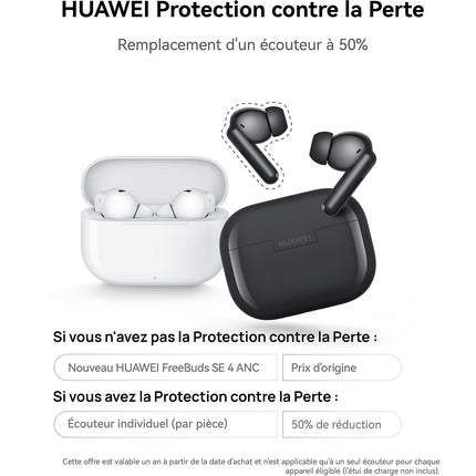 Ecouteurs HUAWEI Freebuds SE 4 ANC Blanc