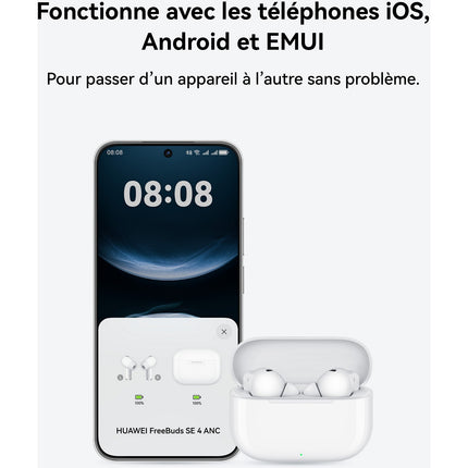 Ecouteurs HUAWEI Freebuds SE 4 ANC Noir