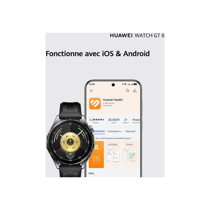 Montre connectée HUAWEI Watch GT6 46mm Noir