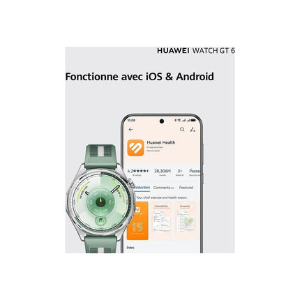 Montre connectée HUAWEI Watch GT6 46mm Vert