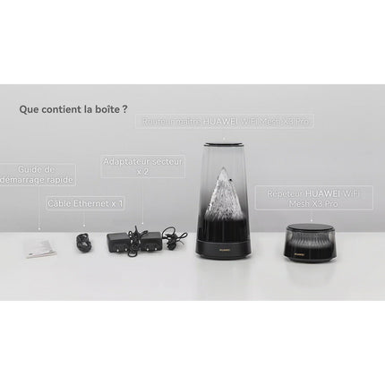 Système Wifi Mesh HUAWEI WiFi Mesh X3 Pro Noir