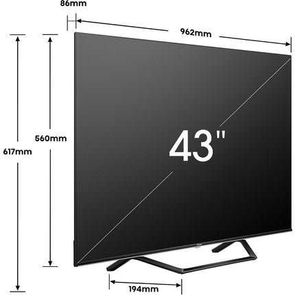 TV QLED HISENSE 43A7NQ 2024