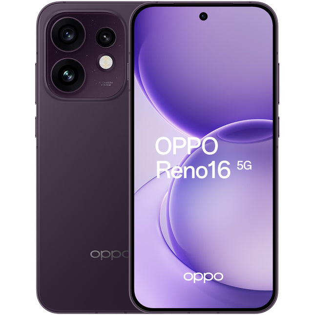 Smartphone OPPO Reno 16 512Go Noir Violet 5G