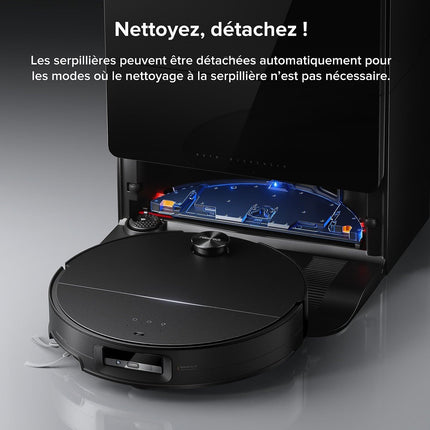 Robot Aspirateur Laveur ROBOROCK Saros 10 noir