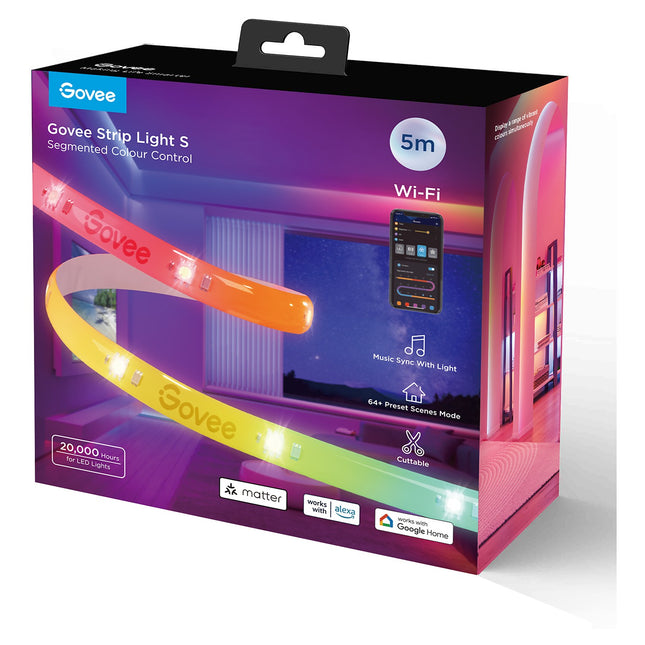 Bandeau LED GOVEE LED STRIP LIGHT RGBIC WIFI+BT - 5M