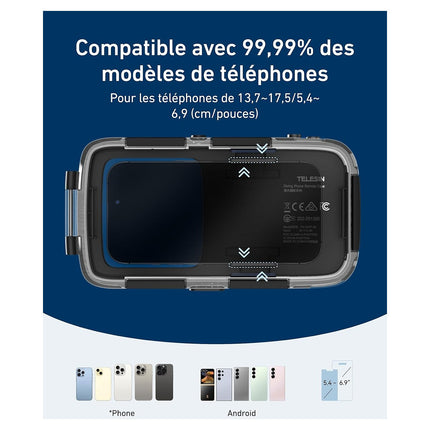 Coque intégrale TELESIN Coque étanche de plongée 20M