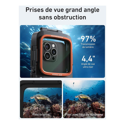 Coque intégrale TELESIN Coque étanche de plongée 20M