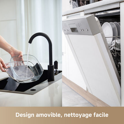 Friteuse sans huile DREAME Tasti™,Gris, 5 en 1, 2 récipients: 2,5L et 4,5L, 1500W