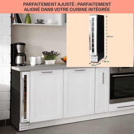 Cave à vin de service KLARSTEIN Vinovilla 7 Uno Built-In Blanc