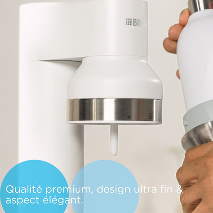 Machine à soda BRITA sodatrio blanche
