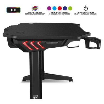 Bureau gamer SPIRIT OF GAMER HEADQUARTER 400 - RGB - Grande tail