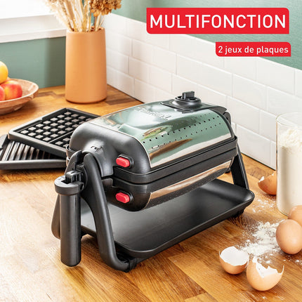 Gaufrier TEFAL WM755D12 King Size 4 en 1