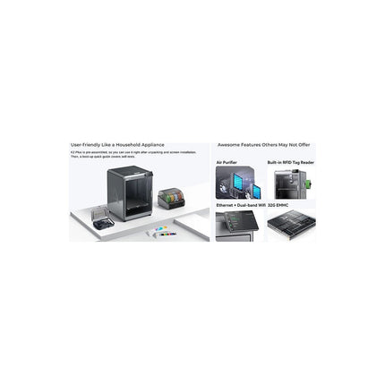 Imprimante 3D CREALITY K2 Plus Combo