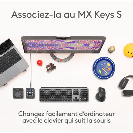 Souris sans fil rechargeable LOGITECH Souris sans fil rechargeable LOGITECH MX Master 4 graphite + 2 mois Adobe