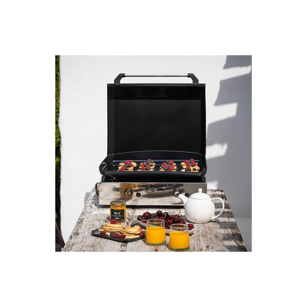 Plancha gaz ENO Initial 50 Inox 2 brûleurs à poser, 47x36 cm