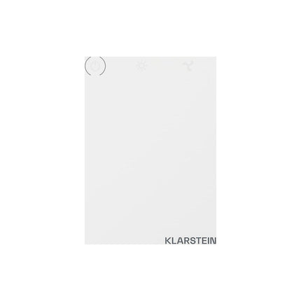 Hotte décorative îlot KLARSTEIN Velaire 40 cm 601 m³/h CEE A++ Blanc
