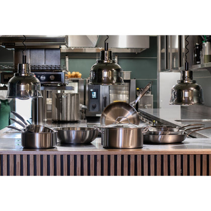 Batterie de cuisine MENASTYL 2 poeles Trinox 24/28cm