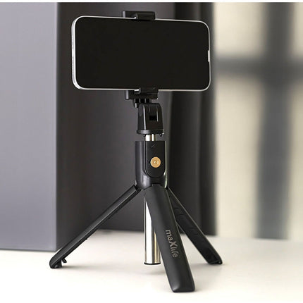 Perche à selfie MAXLIFE Perche à Selfie Trépied Bluetooth Noir