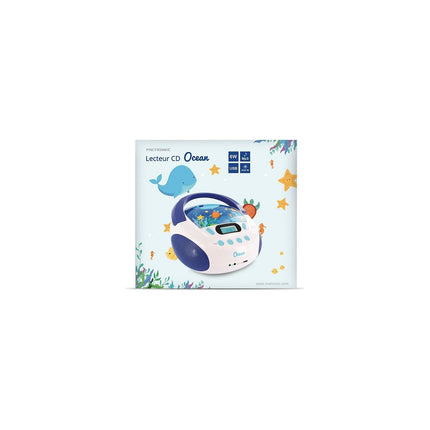 Lecteur CD METRONIC Lecteur CD MP3 Ocean enfant avec port US