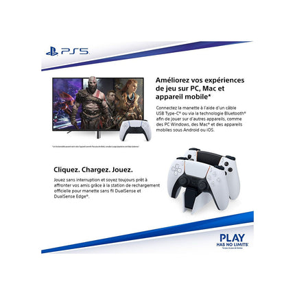 Manette SONY Manette DualSense Noire PS5 Reconditionné