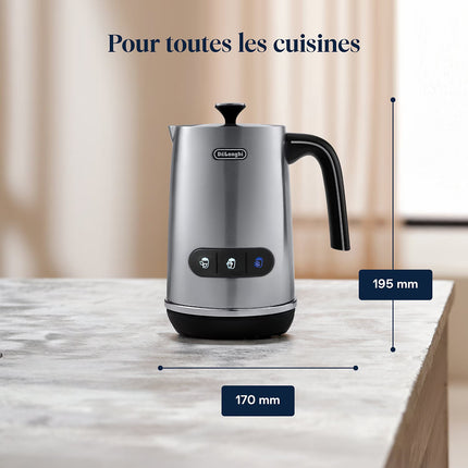 Mousseur à lait DELONGHI LatteMix Métal EMF3.W