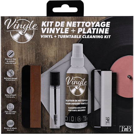 Kit de nettoyage TNB 5 en 1 pour disques et platines vinyles
